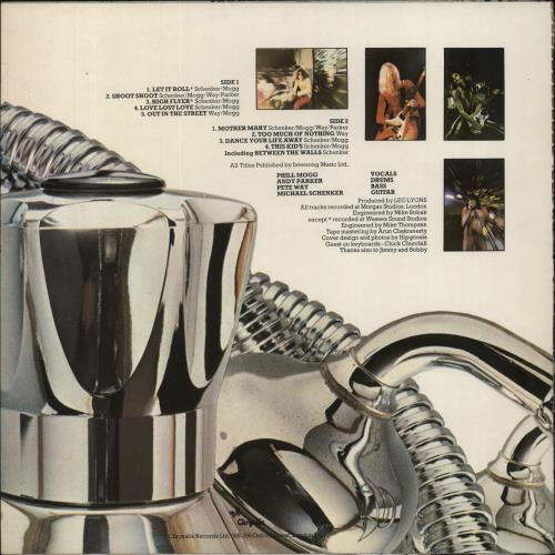 UFO Force It UK vinyl LP album (LP record) (309103)